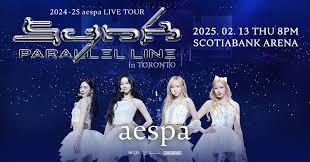 2024-25 aespa LIVE TOUR - SYNK : PARALLEL LINE - in TORONTO Scotiabank Arena at Scotiabank Arena on 13 Feb 2025.