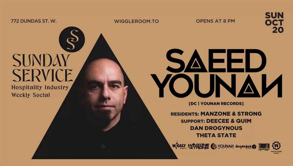 Sunday Service: Toronto's Hospitality Industry Weekly Social New Wiggle Room at Wiggle Room on 05 Jan 2025.