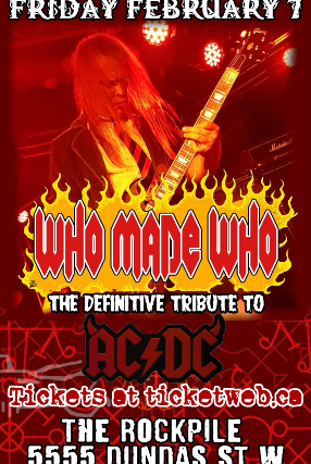 Who Made Who   AC DC Tribute Rockpile Bar & Nightclub at Rockpile Bar & Nightclub on 07 Feb 2025.